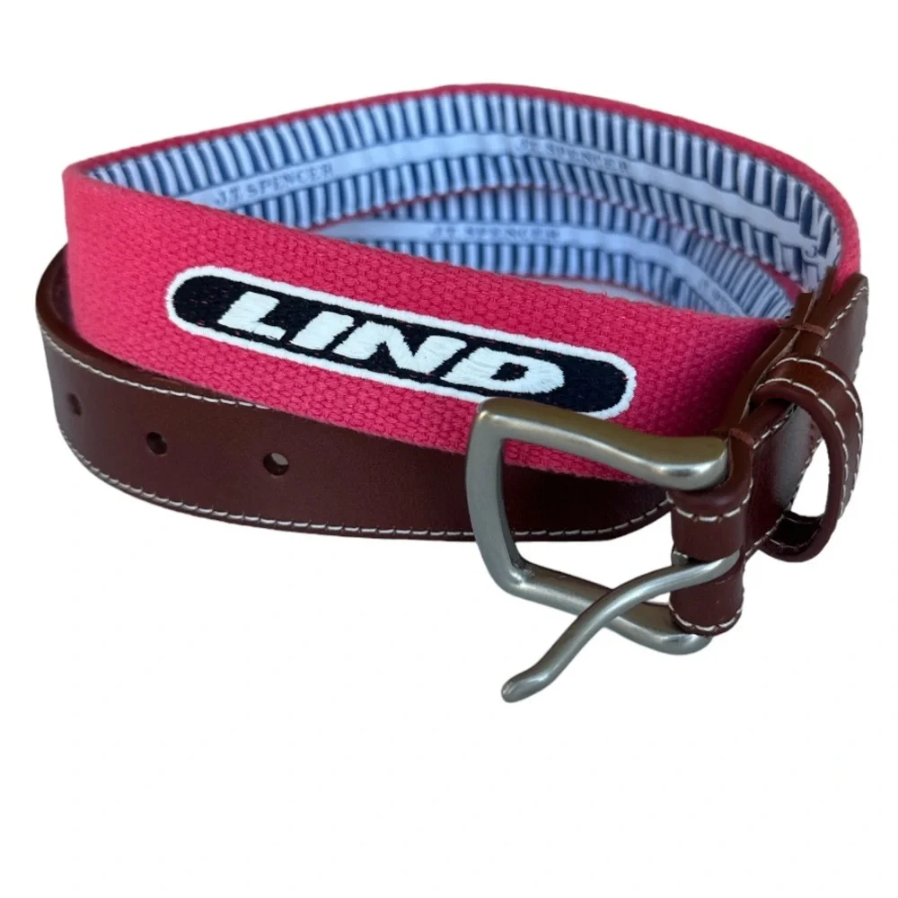 J.T. Spencer Leather/fabric belt size 36